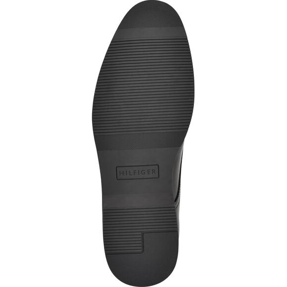 Tommy Hilfiger Men Rawstin Cap Toe Chukka Boots Size US 13M Black Faux Leather - Picture 5 of 5